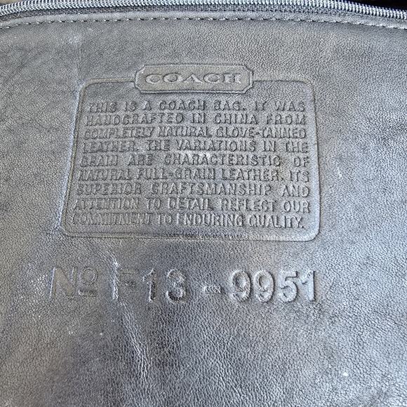 Coach Legacy No F13- 9951Black Leather Crossbody Bag Great Condition 10x11 - Picture 9 of 16